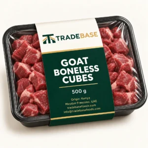 Goat Boneless Cubes — 500 g